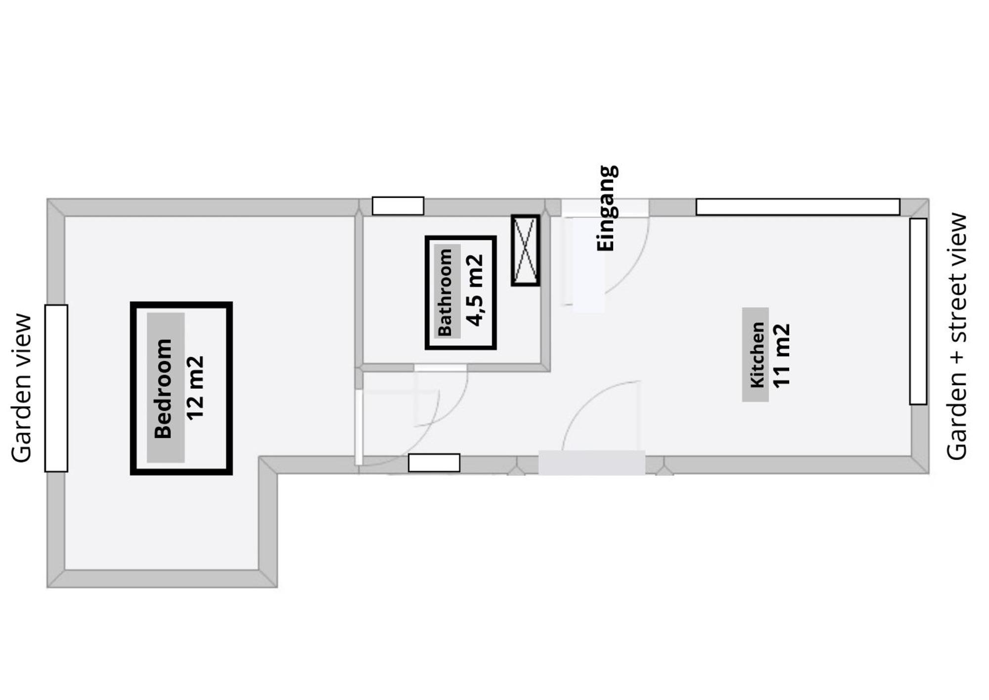 Mini-Apartment Ruhig Und Verkehrsguenstig In Berlin Zewnętrze zdjęcie